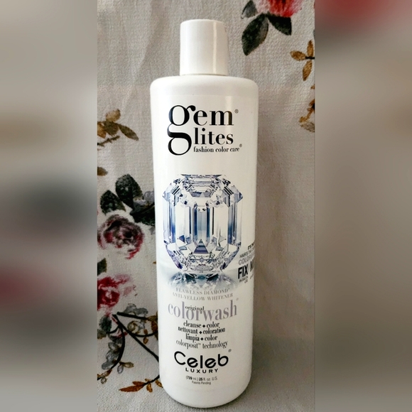Celeb Luxury Gem Lites Colorwash Shampoo + BondFix Rebuilder 739ml (25 fl.oz) - Picture 3 of 3